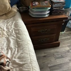 Two Drawer Nice Big End Table