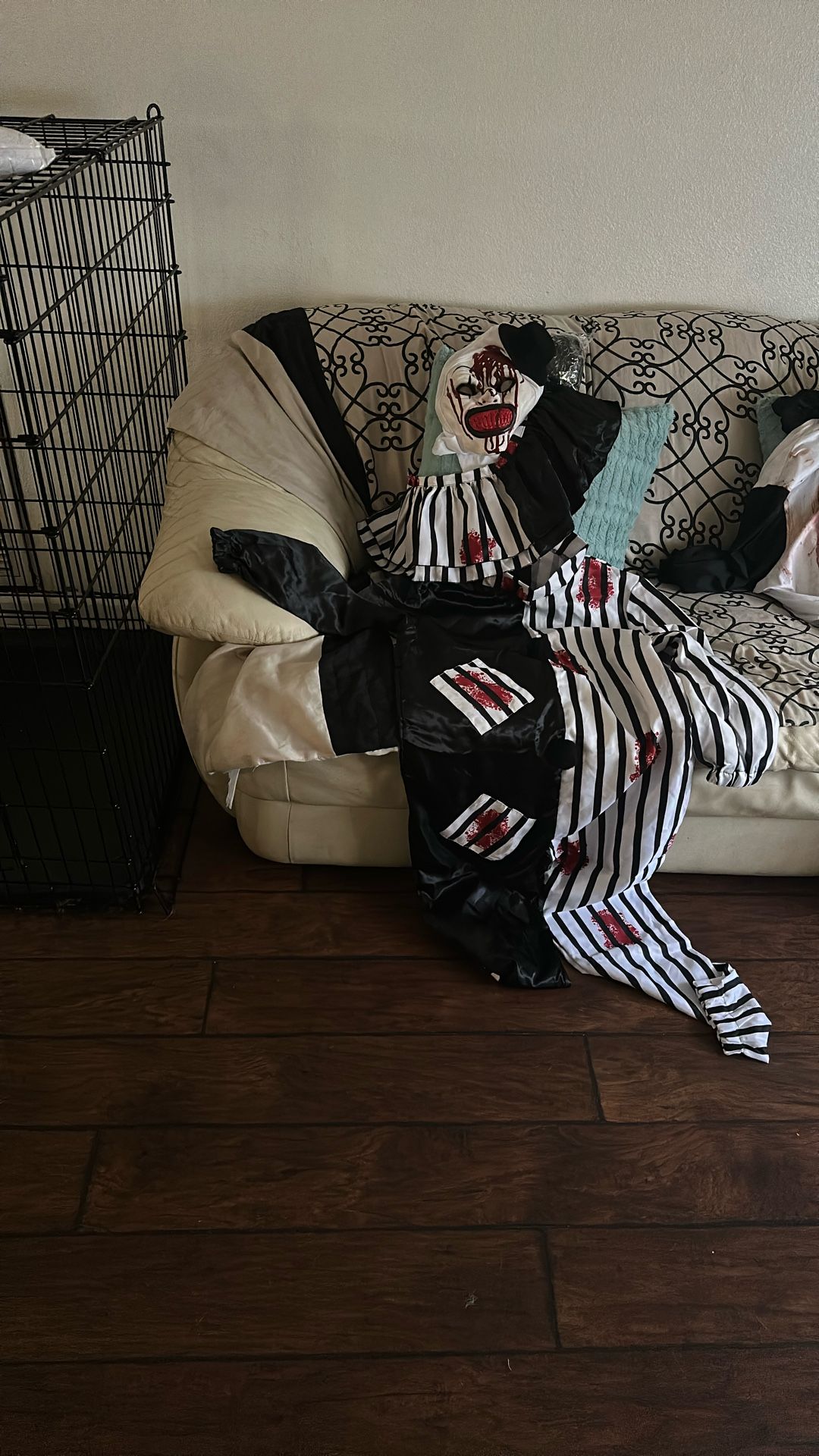 Realistic Terrified Full Bloody Custom And The Second One Not As Realistic Full Costumes