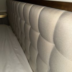 Queen Bed frame+Purple Mattress 