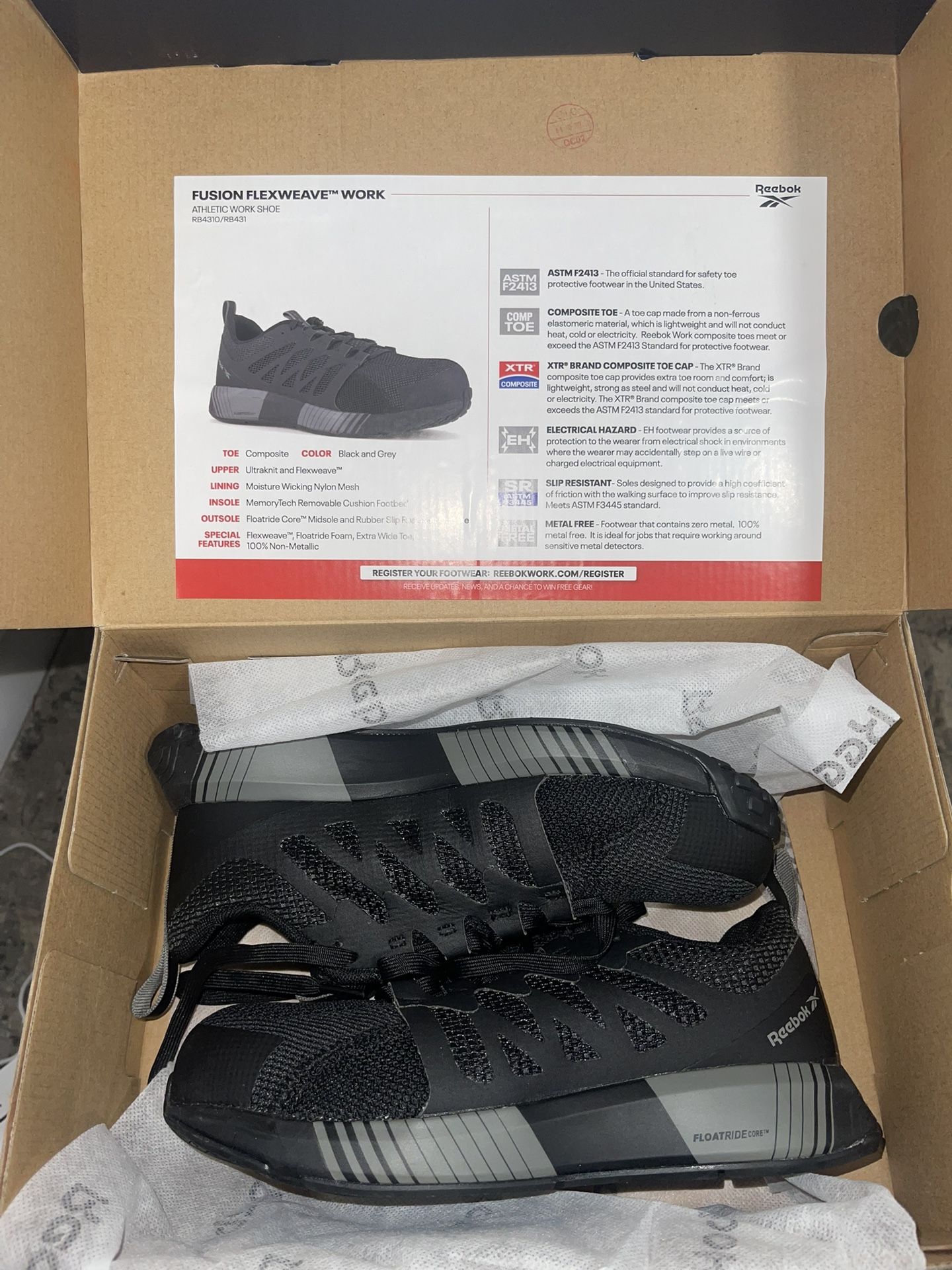 Women’s Reebok Composite Toe Shoes