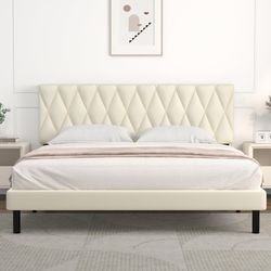 King size bed with mattress.Moving sale