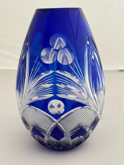 Vintage Bohemian Crystal Vase