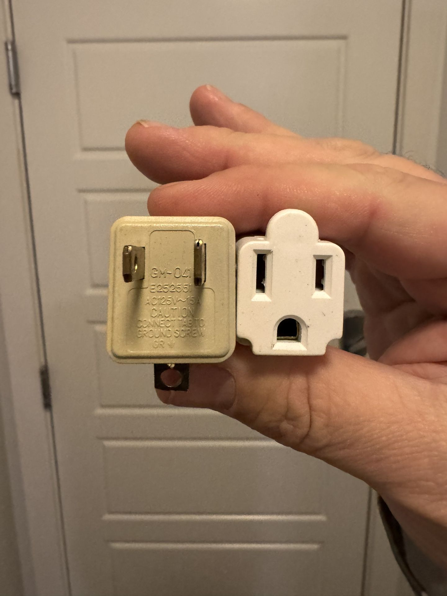 Two 3 Prong To 2 Prong Converters