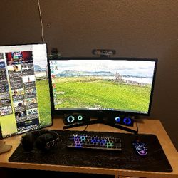 pc Gaming Setup price ONLY FOR MONITORS AND TOGETHER PC