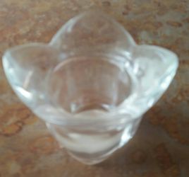 Crystal candle holder