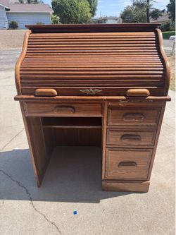 Vintage Roll Top desk