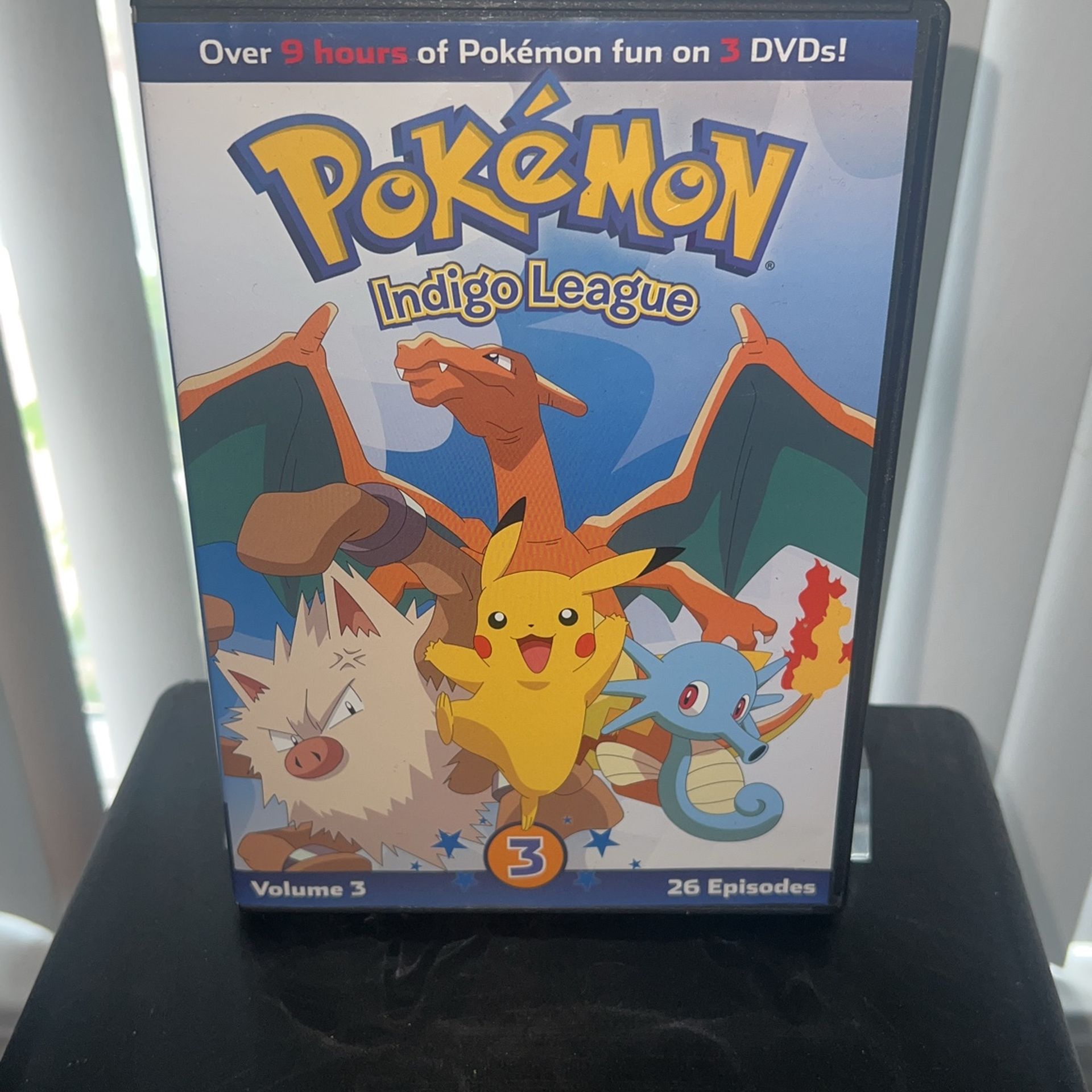 Pokemon Indigo League Volume 3 DVD 
