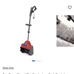 Power Snow Shovel Electric Toro