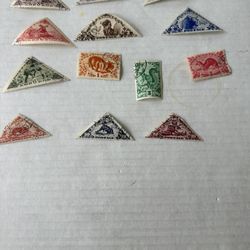 Tanna Tuva Group Of 13 Stamps 