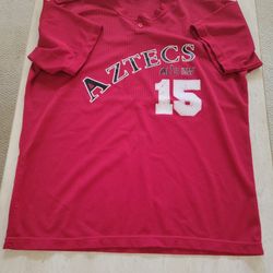 Rawlings Mesh Aztecs Baseball Jersey $5