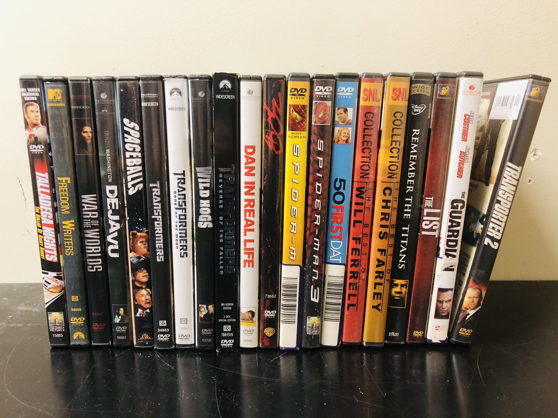 (20) DVD Movies Assortment