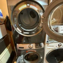 SAMSUNG WASHER AND GAS DRYER SET FRONT LOAD SIDE BY SIDE OR STACKED ✅ $600✅ FREE DELIVERY AND INSTALLATION