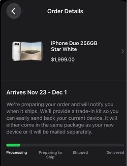 iPhone Duo 256GB White Unlocked