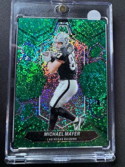 Michael Mayer Mosaic Green Sparkle NFL Trading Card #8/8