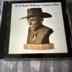 Hank Williams 20 Greatest Hits CD - NEW Sealed
