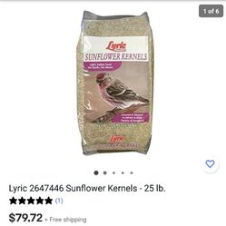 Lyric (contact info removed) Sunflower Kernels - 25 lb. Large Heavy Bag New Bird Food