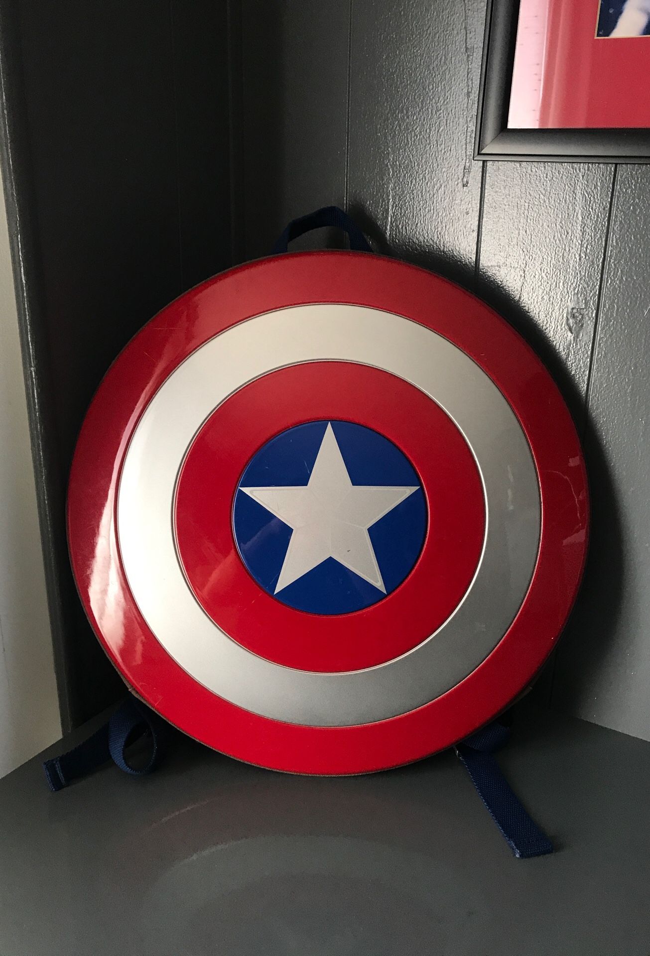Marvel Avengers Age of Ultron Captain America Shield Backpack 48CM/18" HOT