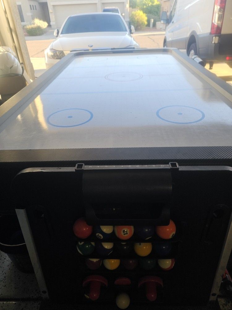 3 In 1 Pool Table, Air Hockey And Ping Pong