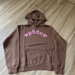 Brown VVS Sp5der Hoodie
