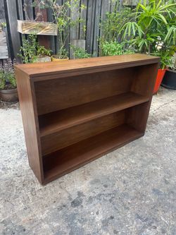 Vintage Late Mid Century Solid Pine Bookcase 1970’s