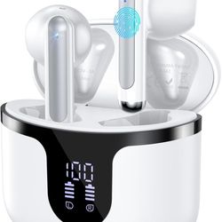 Wireless Earbuds Bluetooth 5.3 Headphones 2025 New 40Hrs Playtime Bluetooth Earbuds Hi-Fi Stereo 4 ENC Mics, Wireless Headphones IPX7 Waterproof Ear B