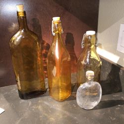 Vintage Glass Bottles