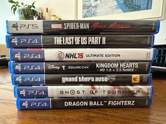 7 PS5/PS4 Games – Ghost of Tsushima, Last of Us Part II, Miles Morales + 4 more