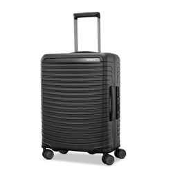 zipperless Samsonite Framelock Max 21" Carry-On Hardshell Luggage – Asphalt Black