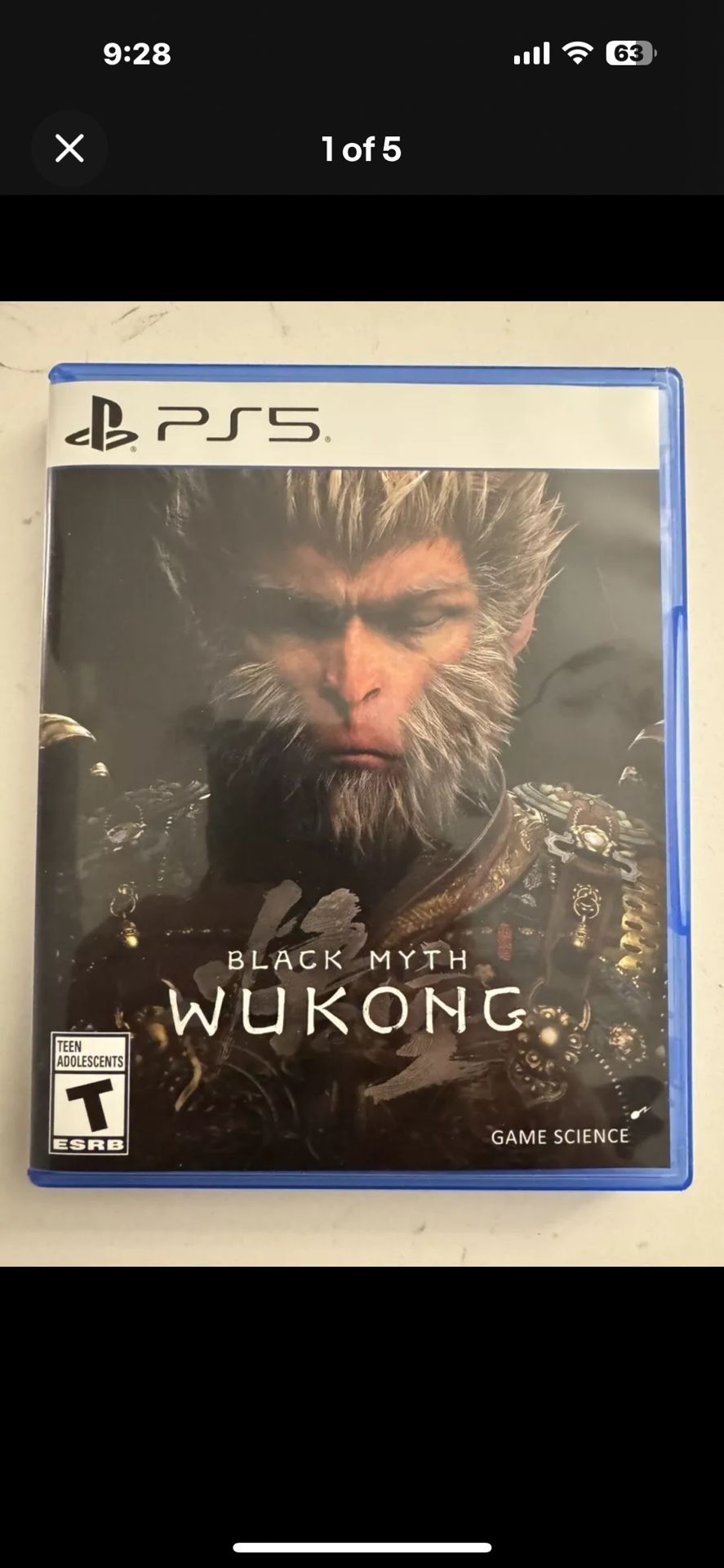 Black Myth: Wukong Ps5