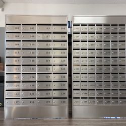 Stainless Steel Mailbox Cabinet
