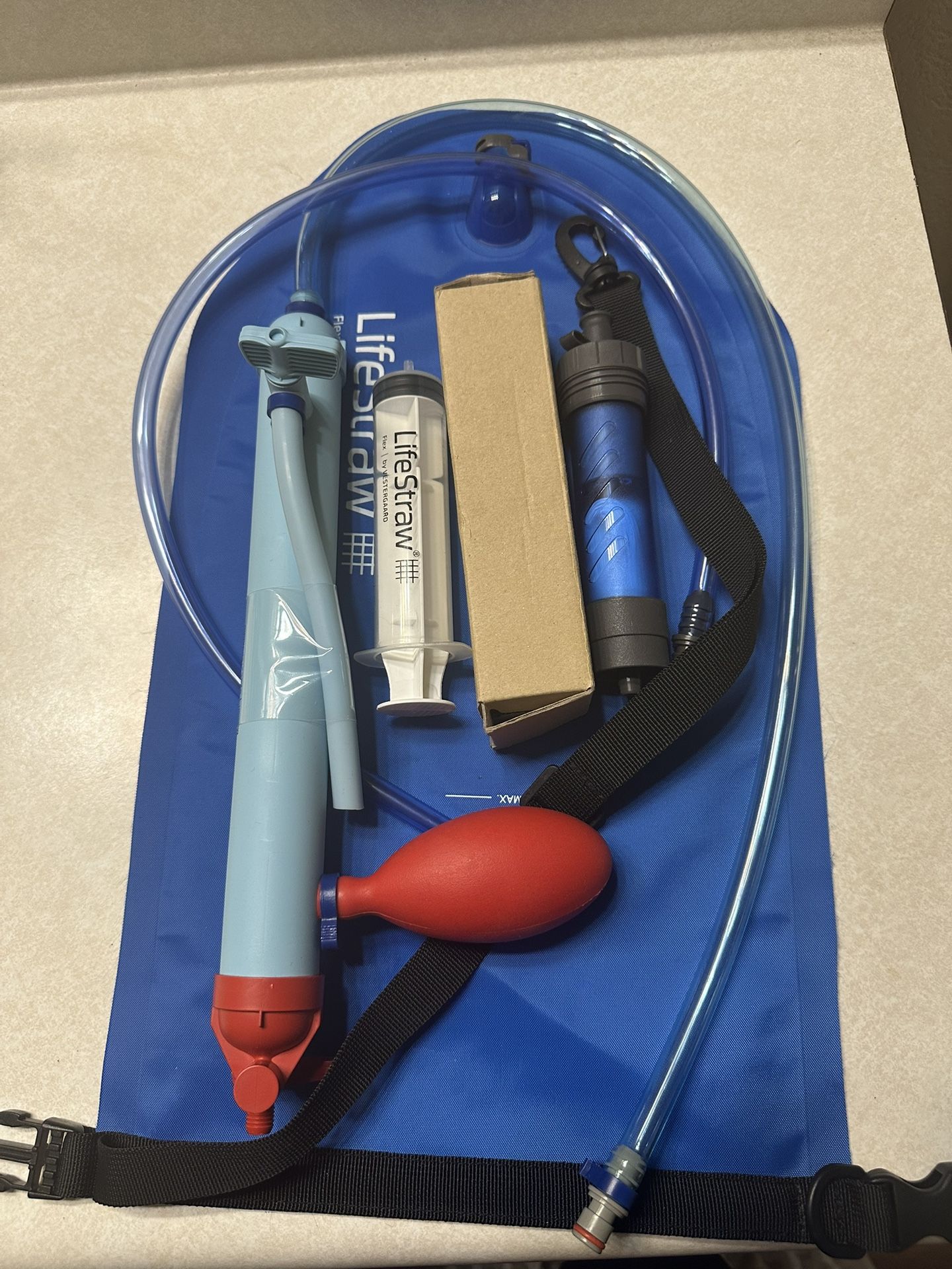 LifeStraw Mission Water Purification System, High-Volume Gravity-Fed Purifier for Camping and Emergency Preparedness, 5 Liter