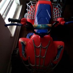 Used Kids Spiderman four-wheeler