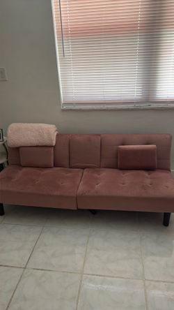 Sofa pink soft