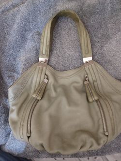Sage Green Leather Purse B. Makowsky
