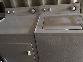 GE WASHER DRYER WHITE WORKS LOOKS PERFECT