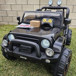 BRAND NEW! Jeep 12volt 2seater Ride On Electric Kids Car With Remote Control Power Wheels Powerwheels 12v