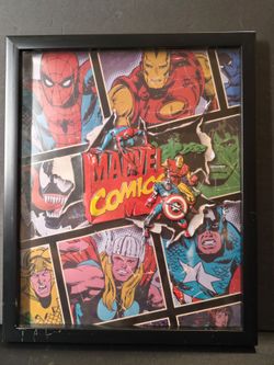 MARVEL Comics 3D Wall Art - by Pop Creations Framed Poster