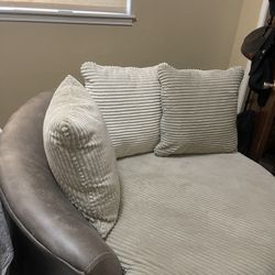 Oversized Swivel Chair