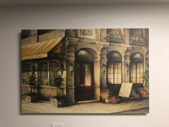 Canvas Bistro Art Piece