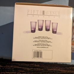 Brand New Fifth avenue, Crystal glass cups