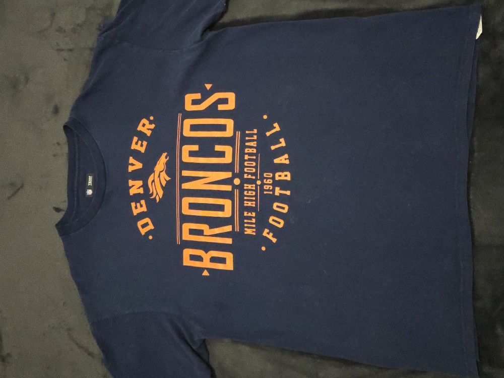 NFL Team Apparel Denver Broncos Throwback Shirt