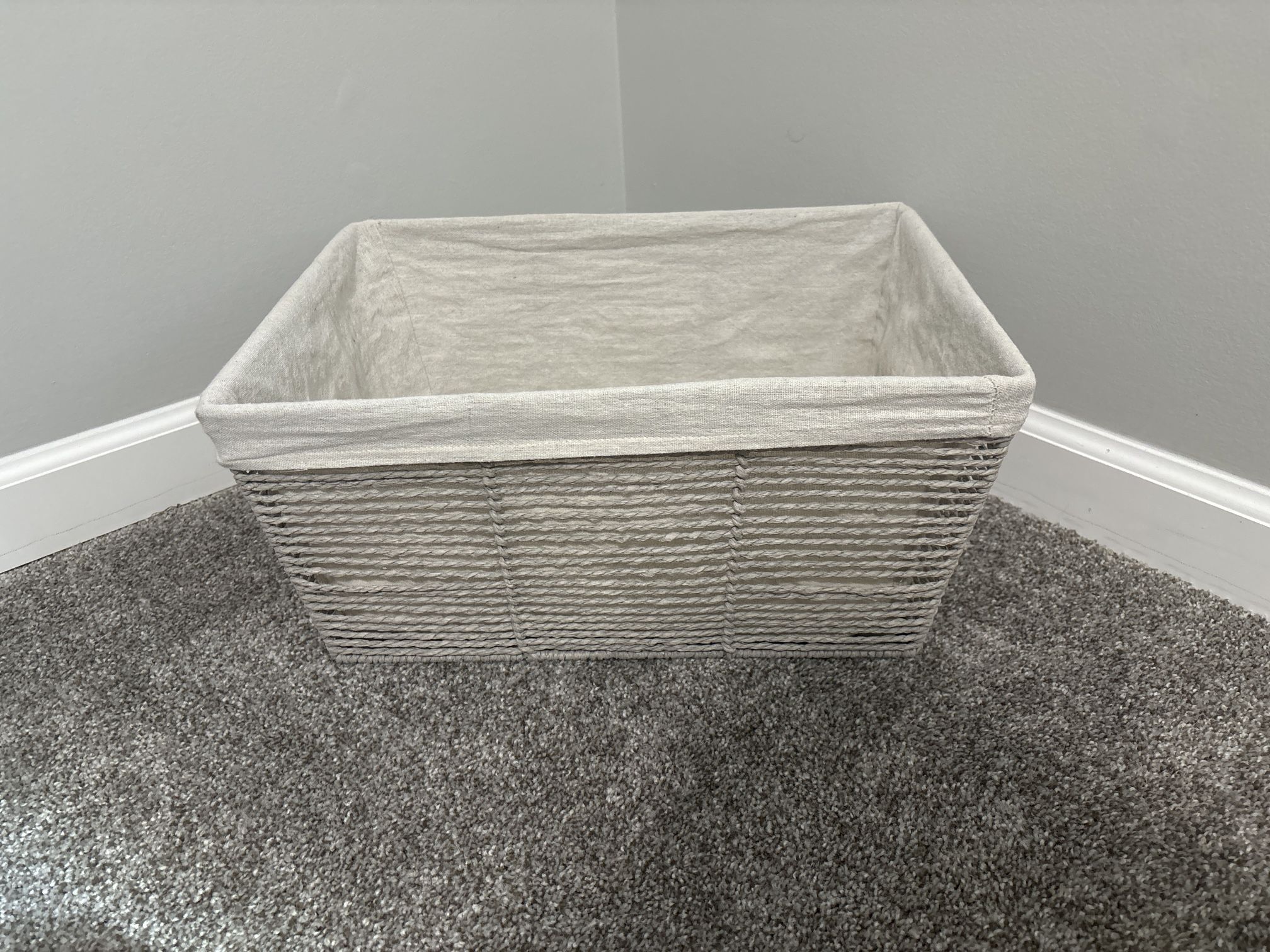 Cloth and Woven Storage Bin