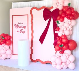 Cherry on top party decor
