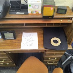 Desk With Printer 