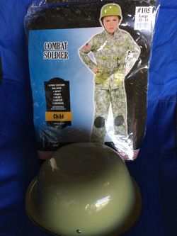 Combat Soldier Halloween costume Large