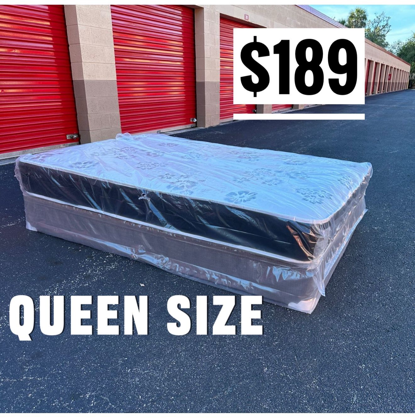 NEW Mattress Queen Size Regular With Box Spring // Offer  🚚