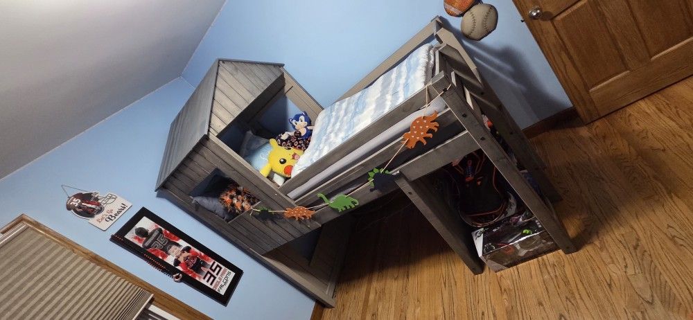 Full Size- Solid Wood Bed Frame.