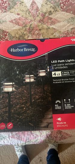 Harbor Breeze LED Path lights 4ct