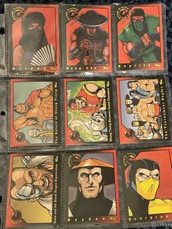Lot Of Mortal Kombat Cards