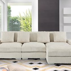 New Cream Sectional Sofa!